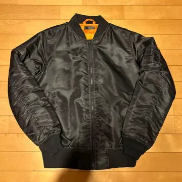 블랙 MA-1 플라이트 자켓