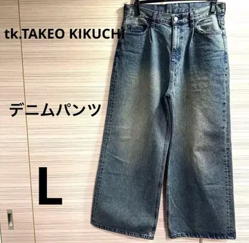 tk.TAKEO KIKUCHI A라인 시리즈 데님 네이비 L