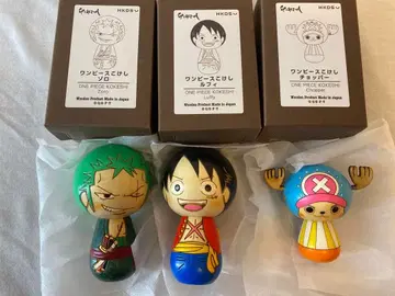 새상품 우사부로 코케시 루피 조로 초파 밀짚모자 일당 원피스 3개 세트