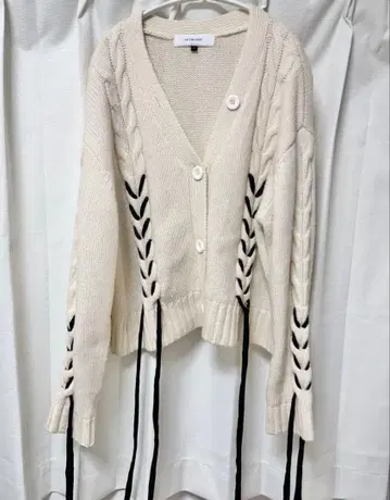 LE CIEL BLEU 레이스업 가디건 36