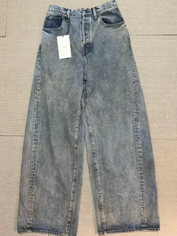 25ss ssstein TWIST SEAM BAGGY DENIM S