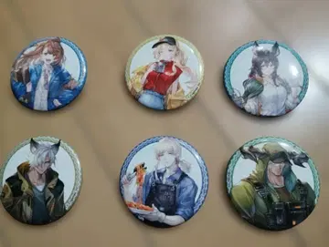 그랑블루 판타지 트레이딩 캔뱃지 전 6종 세트