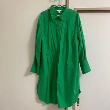 H&M 그린 셔츠 원피스 L 사이즈