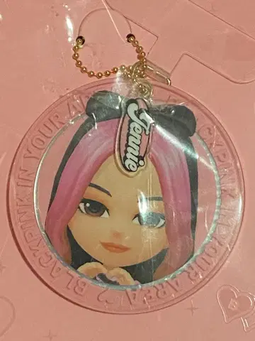 BLACKPINK 지수 THE GAME 아크릴 키체인