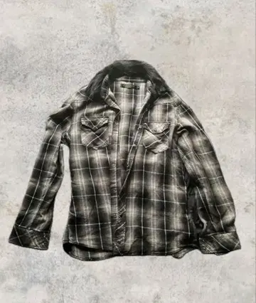 00s far check shirt 퍼 체크 셔츠