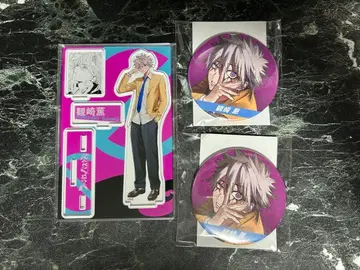 칸자키 카오루 아크릴 스탠드와 캔뱃지 세트
