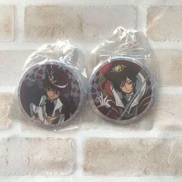 코드기어스 프라이스 경품 캔뱃지 를르슈 아스 트럼프 무늬