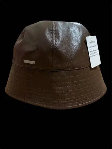 OVERRIDE 가죽 버킷 햇 브라운 미사용 새상품 남성용 여성용