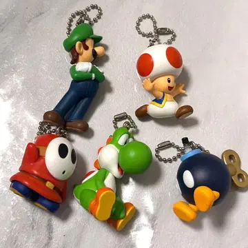 마리오 키링 5개 세트