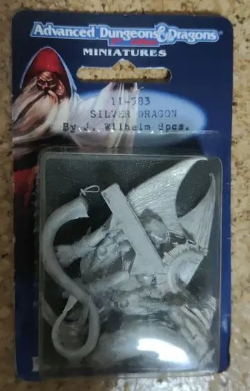 AD&D 메탈 피규어 11-583 SILVER DRAGON