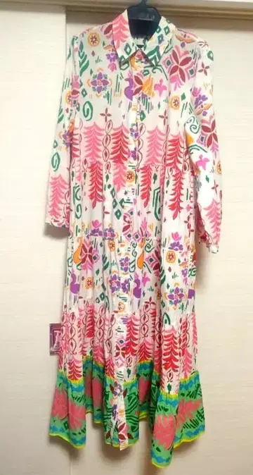 ZARA 자라 플라워 푸딩 롱 원피스 새상품급