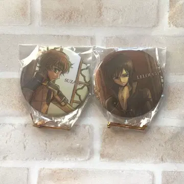 코드기어스 프라이스 경품 캔뱃지 를르슈 스자크 모던 패턴