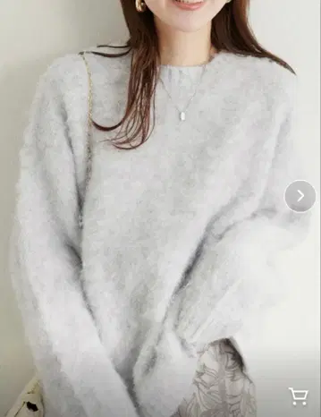 natural couture 알파카 터치 복슬복슬 니트