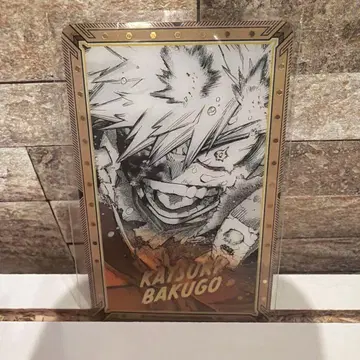 나의 히어로 아카데미아 히로아카전 원화전 금박 클리어 카드 바쿠고 카츠키