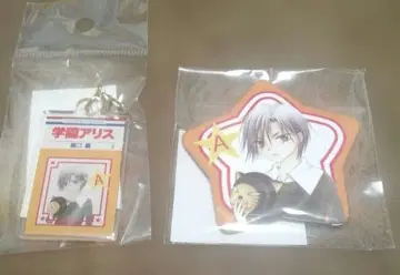 새상품 꽃과 요메전 학원앨리스 히나타 나츠메 캔뱃지 참 세트