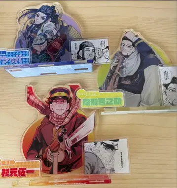 골든 카무이 생일 아크릴 스탠드 스기모토 오가타 아시리파