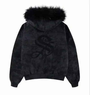 SUPPLIER FAUX FUR CROSS ZIP HOODIE