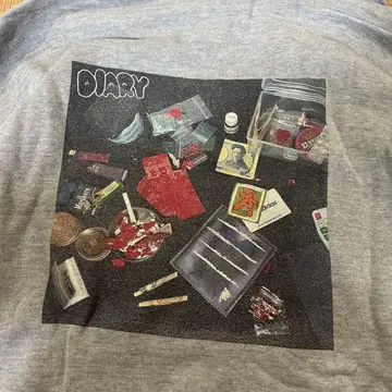 BLACK BRAIN 블랙브레인 프린트 후드티 사이즈 L