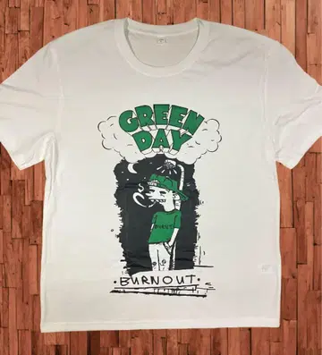 미착용 green day 그린 데이 T셔츠 L 사이즈 면 100% 1