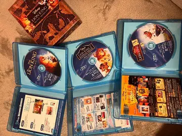 라이온 킹 블루레이 트리로지 세트