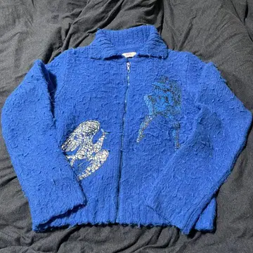 ERL UNISEX ZIPPED CARDIGAN KNIT