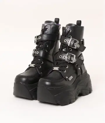 YOSUKE 통굽 벨트 스니커즈 부츠 22.5cm