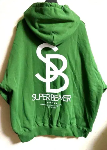 SUPER BEAVER SB 빅 실루엣 후드티 L