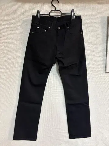 블랙 데님 슬림 핏