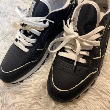 리복 키스 해링 스니커즈 블랙/화이트 리복