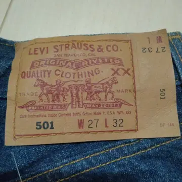 리바이스 501 FORWOMEN W27 미국제