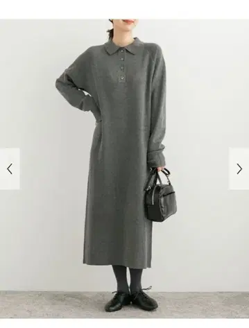 택 포함 미사용 새상품 어반 리서치 도어스 카라 니트 원피스