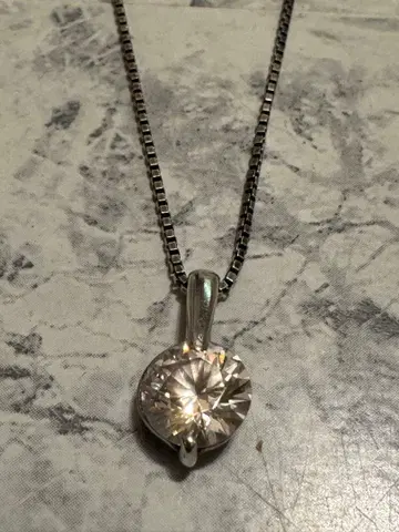 모이사나이트 2ct 목걸이 sv925