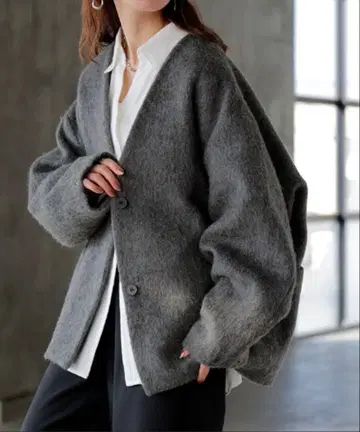 샤기 돌먼 코트