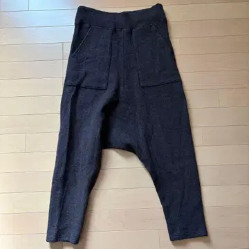 새상품급 ZUCCa 주카 울 사루엘 팬츠 브라운 M