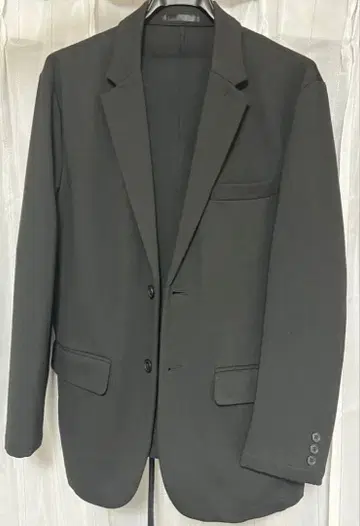 시마무라 자켓 팬츠 셋업 블랙 M