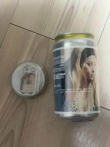 윤진 르세라핌 LE SSERAFIM 레몬 스쿼시 라벨 아크릴 키링