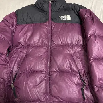THE NORTH FACE 다운 자켓 XS 퍼플/블랙