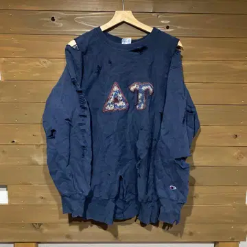 Champion 네이비 트레이닝복 AT 자수