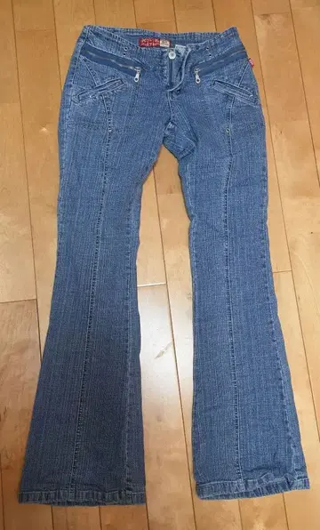 부츠컷 데님 팬츠 스트레치