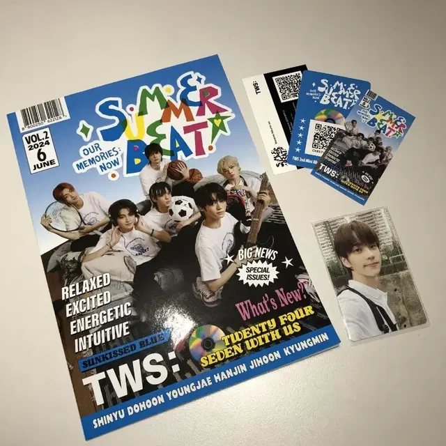 TWS Summer Beat 앨범 신유포카