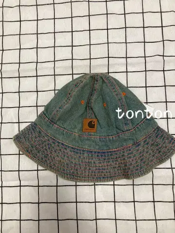 Carhartt 데님 버킷햇