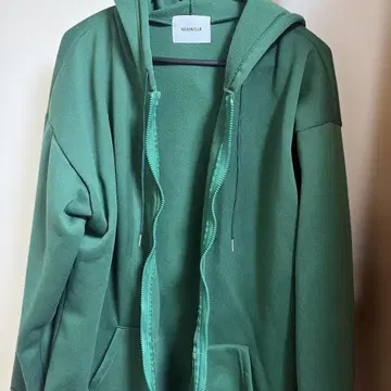 메종 클럽 풀 집업 후드티 그린