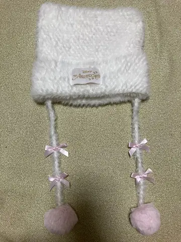 디즈니 폼폼 포함 니트 캡 58cm