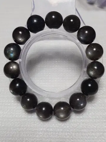 블랙 아쿠아 마린 팔찌