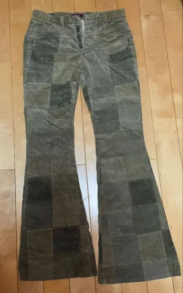 EDWIN SOMETHING 패치워크 부츠컷 데님