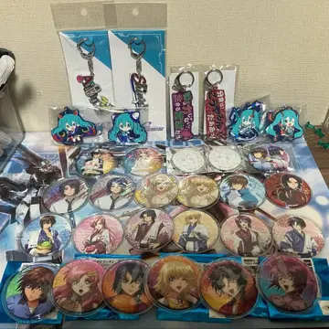 기동전사 건담 SEED 캔뱃지, 키링 등