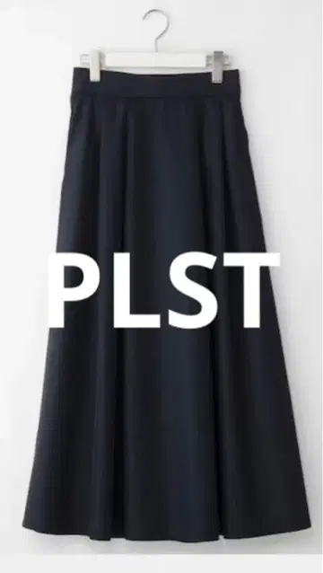 PLST 블랙 플레어 스커트 S 새상품급 안감 부착 오피스