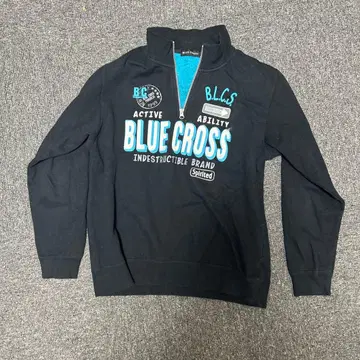 BLUE CROSS 하프 지퍼 y2k 헤이세이