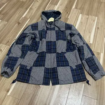 남성용 카네코 이사오 패치워크 블루종