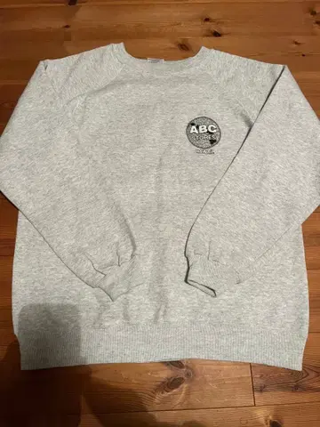 80s ABC 스토어 헤인즈 hanes 애슬레틱 맨투맨 그레이 L